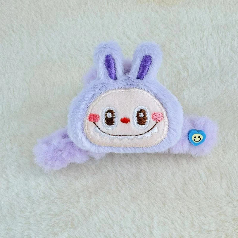 Labubu Hair Clip for Women Gifts Cartoon Hair Clips Kawaii Ponytail Hairpins Hair Accessories Gifts