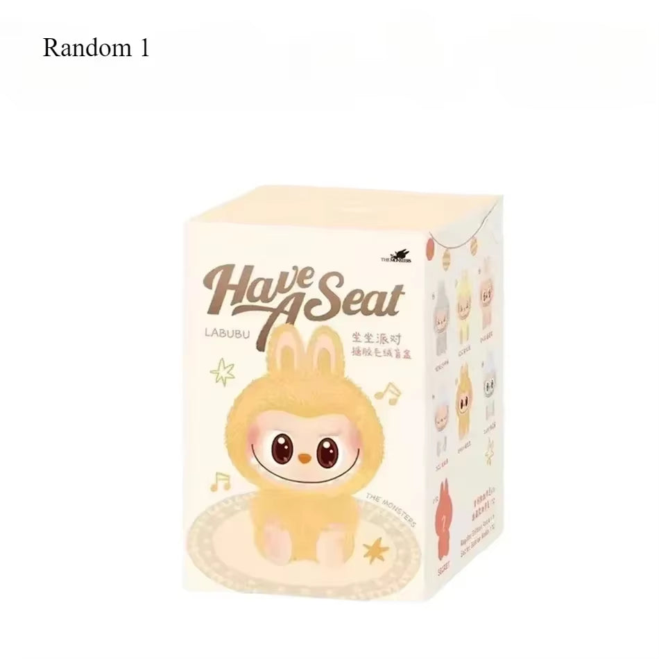 Popular Toys Macaron Monster Labubu Blind Box Series PVC Labubu Macaron Pendant Doll Labubu Surprise Box Keychain Holiday Gift