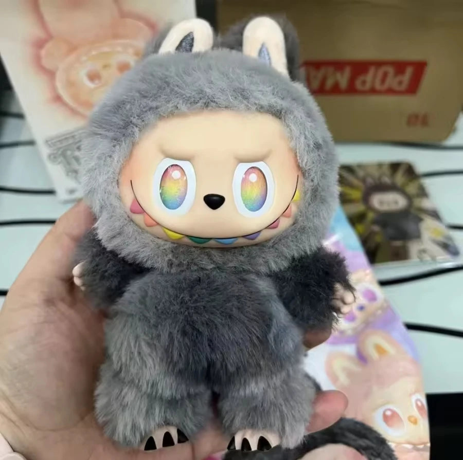 Popular Toys Macaron Monster Labubu Blind Box Series PVC Labubu Macaron Pendant Doll Labubu Surprise Box Keychain Holiday Gift