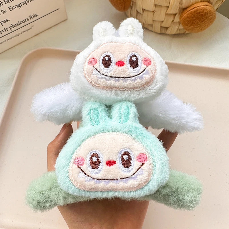 Labubu Hair Clip for Women Gifts Cartoon Hair Clips Kawaii Ponytail Hairpins Hair Accessories Gifts
